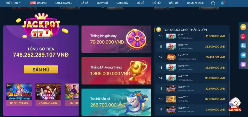 Chọn trò chơi Bắn Cá kuwin